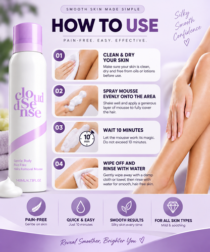 Pain-Free Hair Removal Mousse