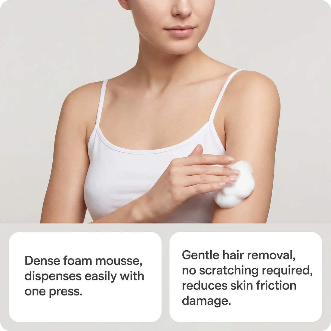 Pain-Free Hair Removal Mousse