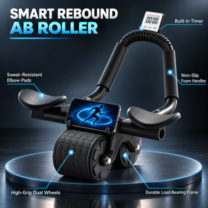 Automatic Abs Roller Wheel with Elbow Support